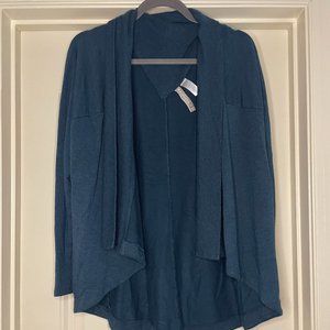 Blue Athleta cardigan Size medium